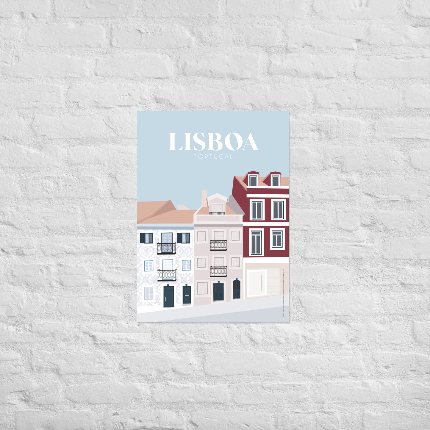 Affiche « Architecture Lisbonne »