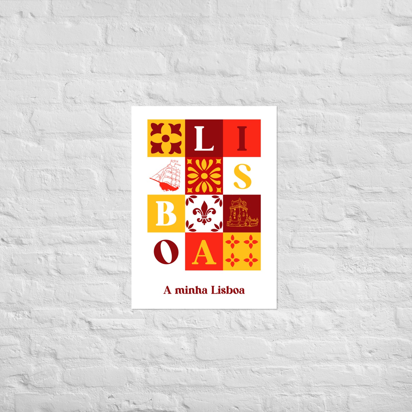 Affiche « A minha Lisboa »