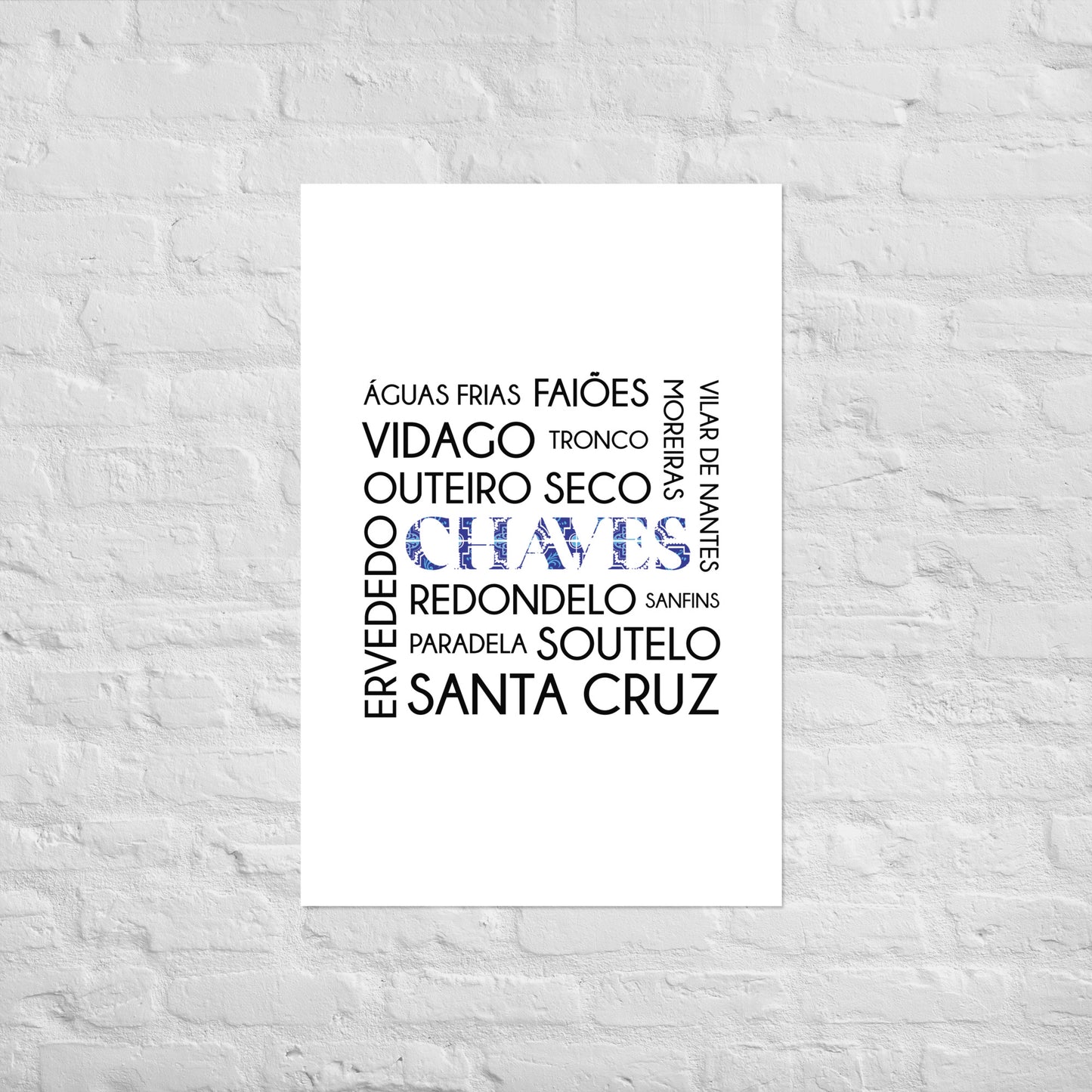 Affiche « Chaves e freguesias »