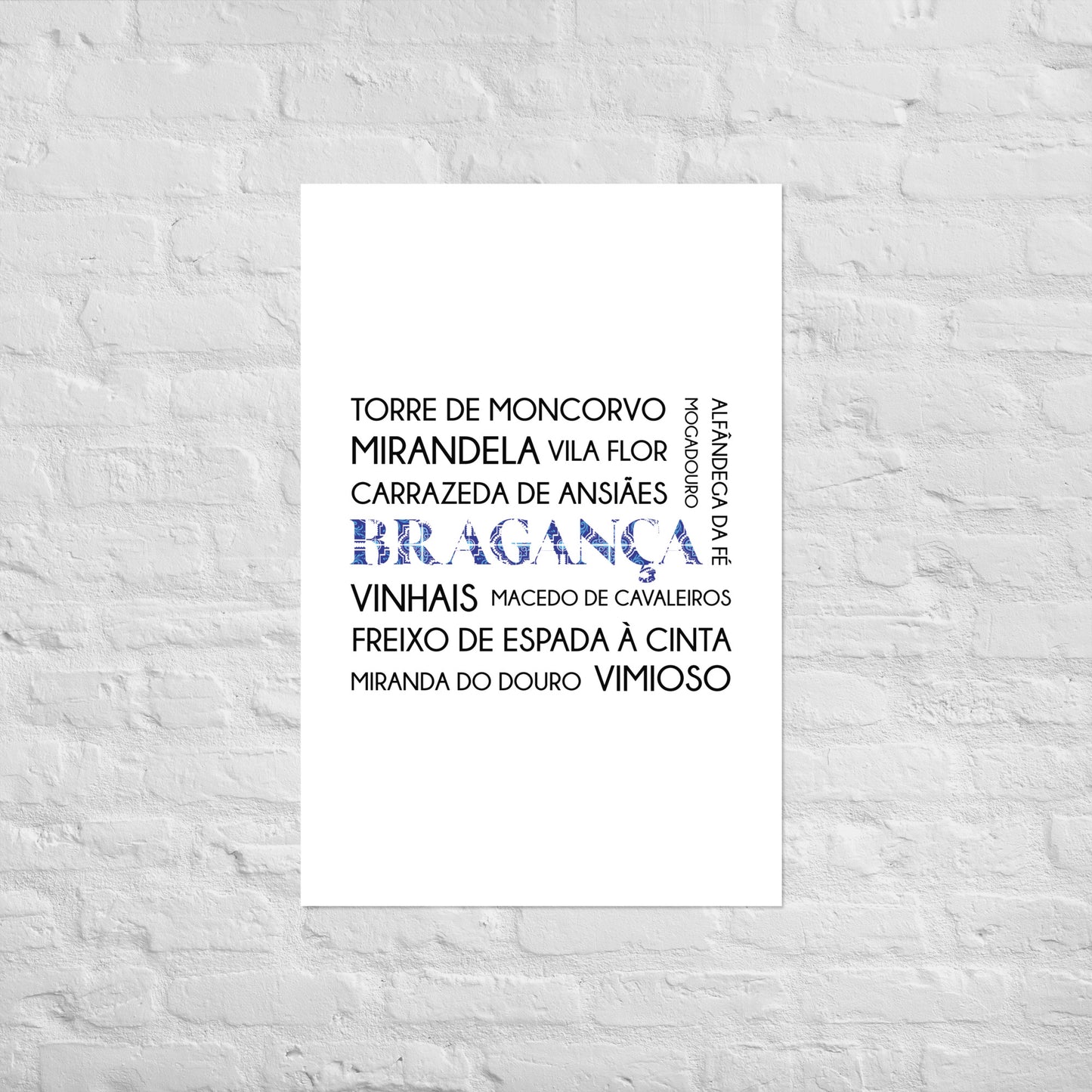 Affiche "District Bragança"