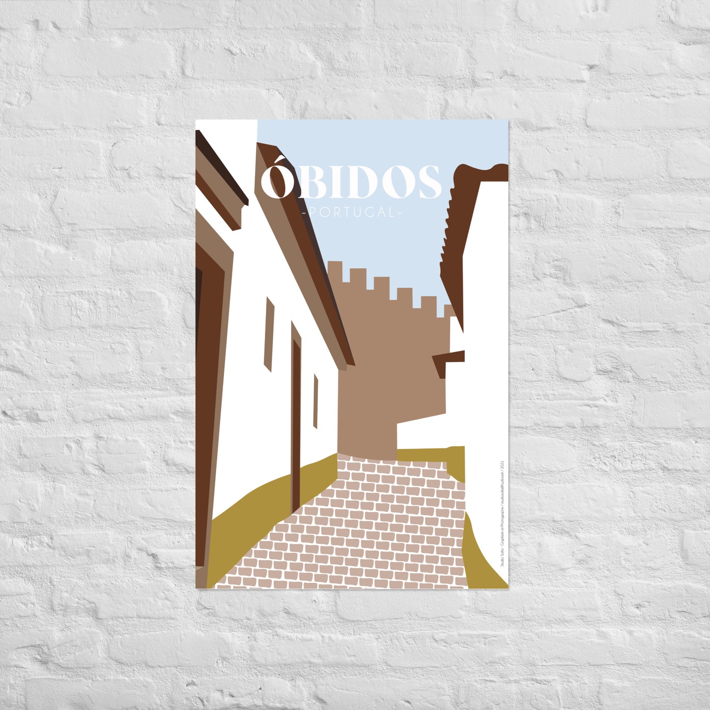 Affiche "Óbidos"