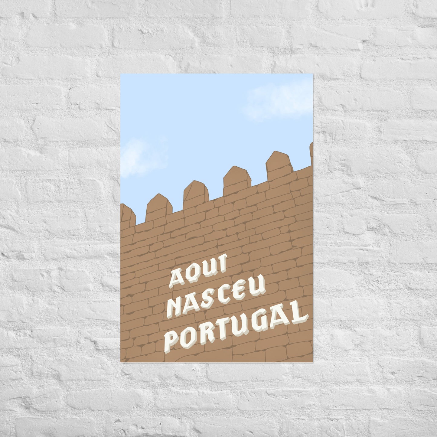 Affiche « Aqui Nasceu Portugal »