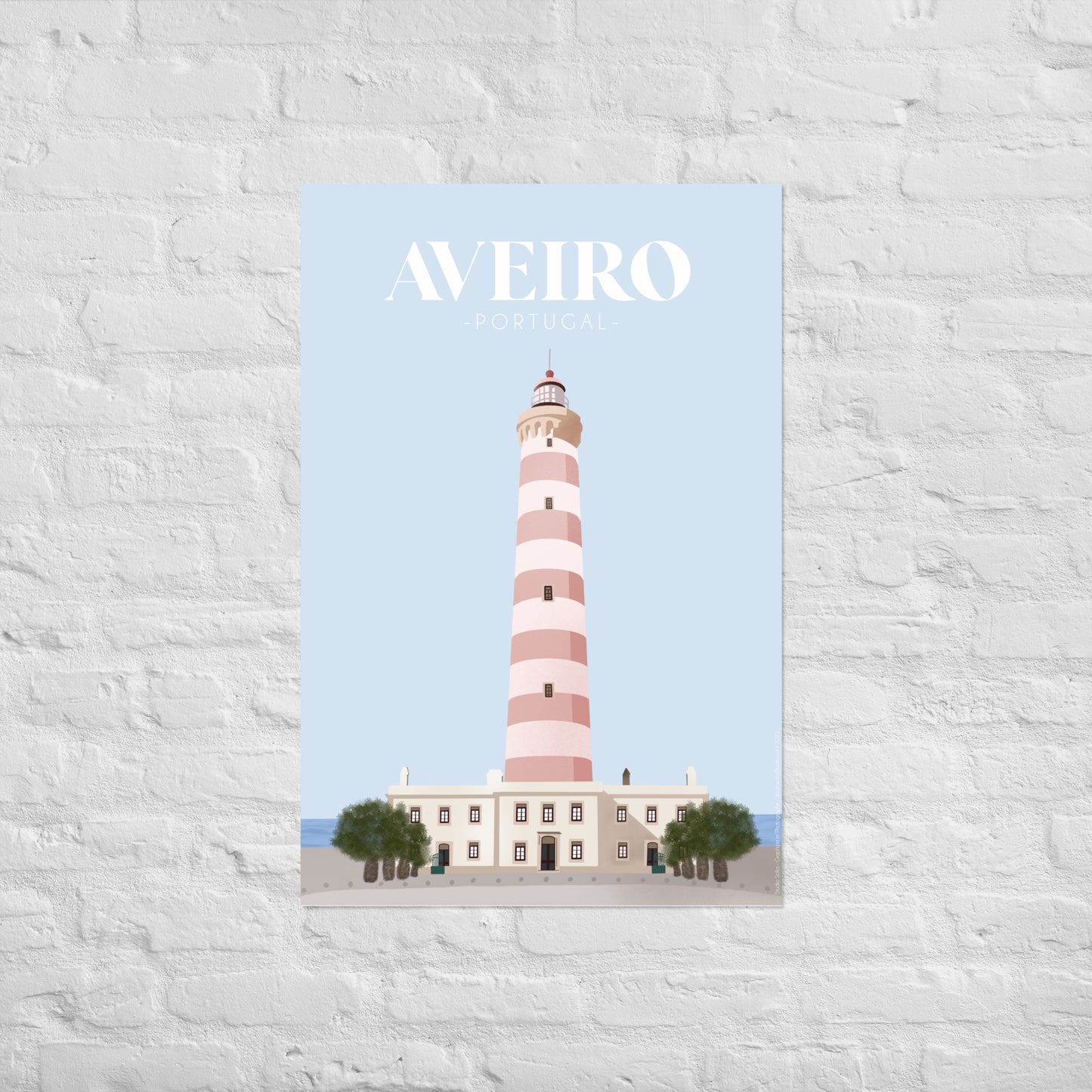 Affiche « Phare d’Aveiro »