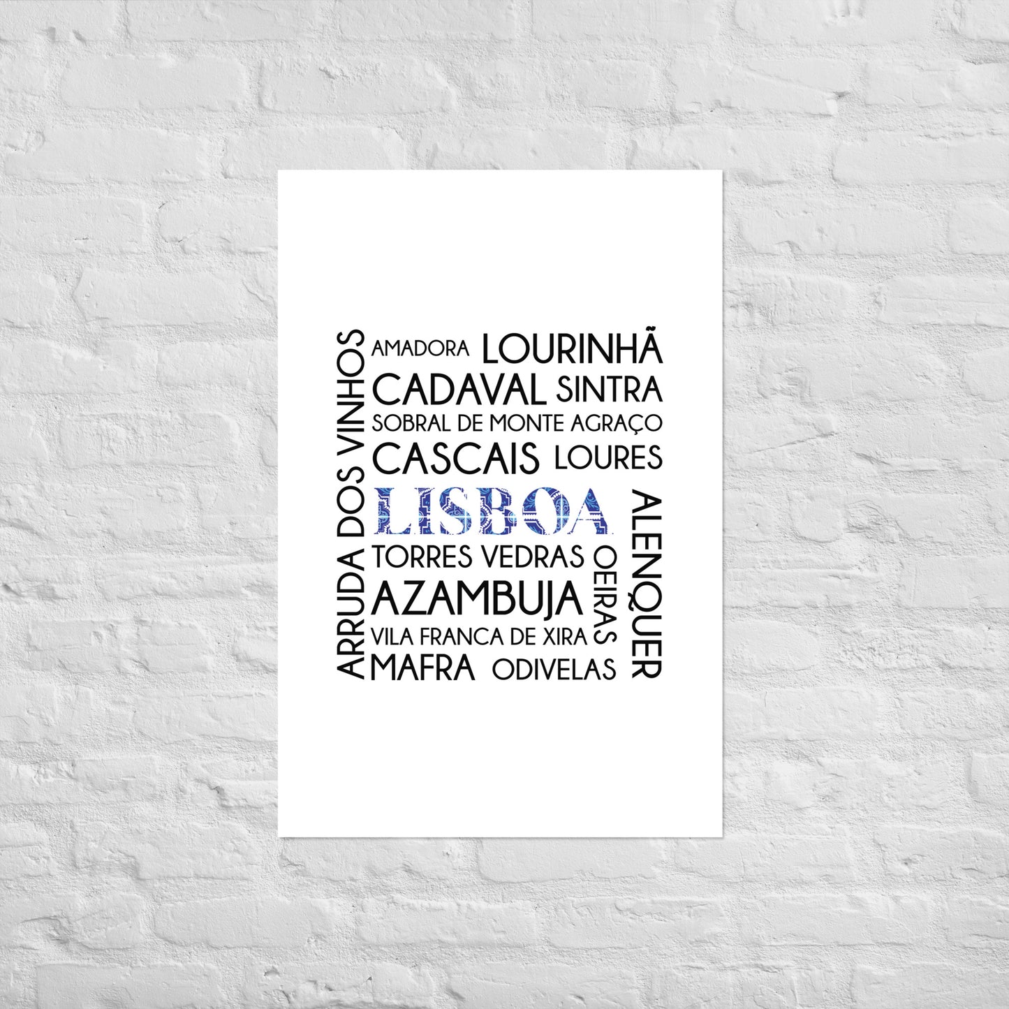 Affiche « District Lisboa »