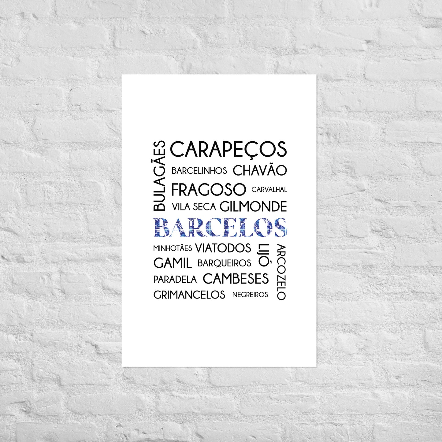 Affiche « Barcelos e freguesias »