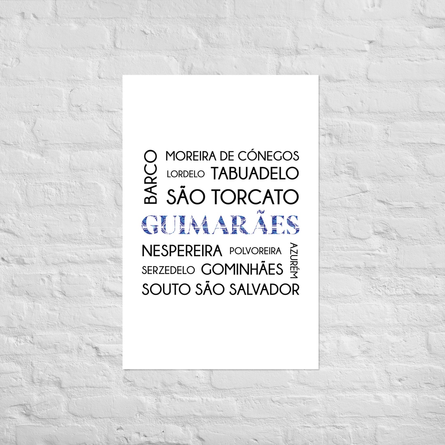 Affiche « Guimarães e freguesias »