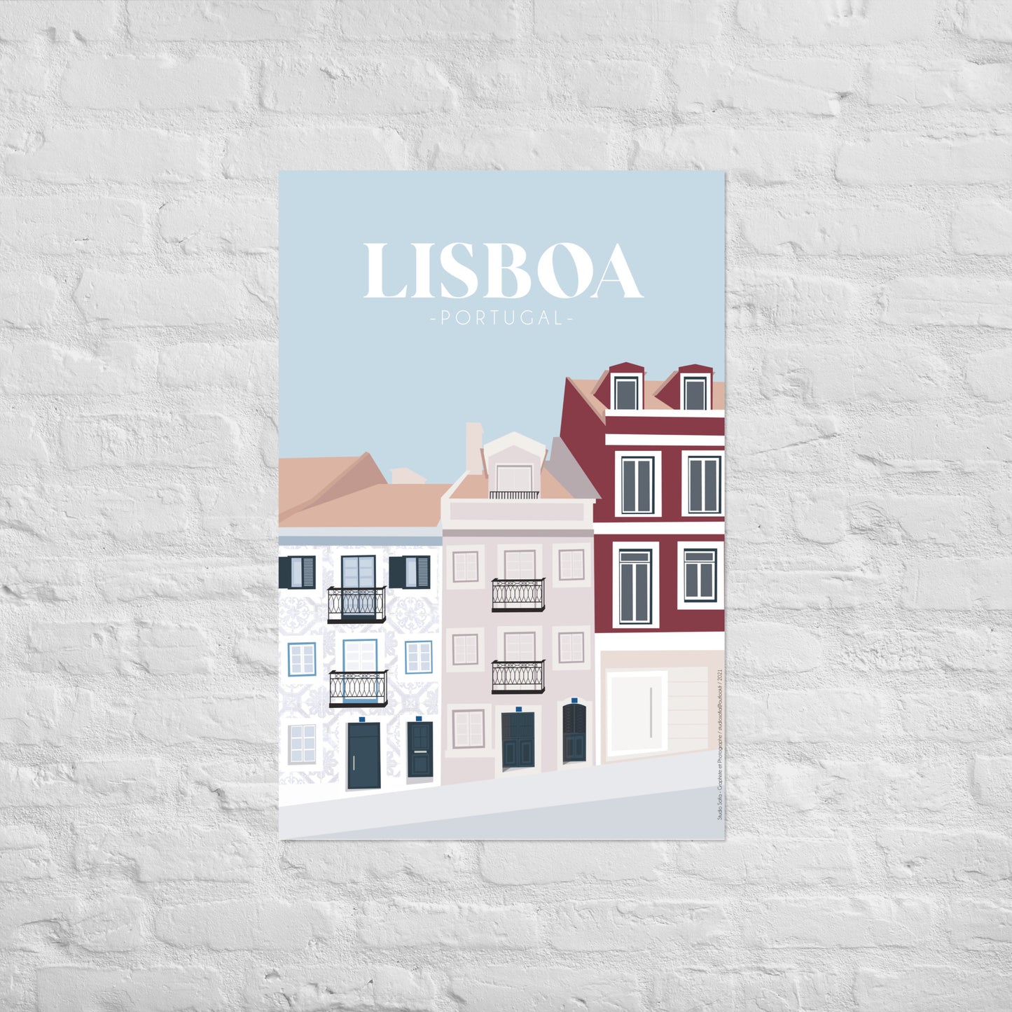 Affiche « Architecture Lisbonne »