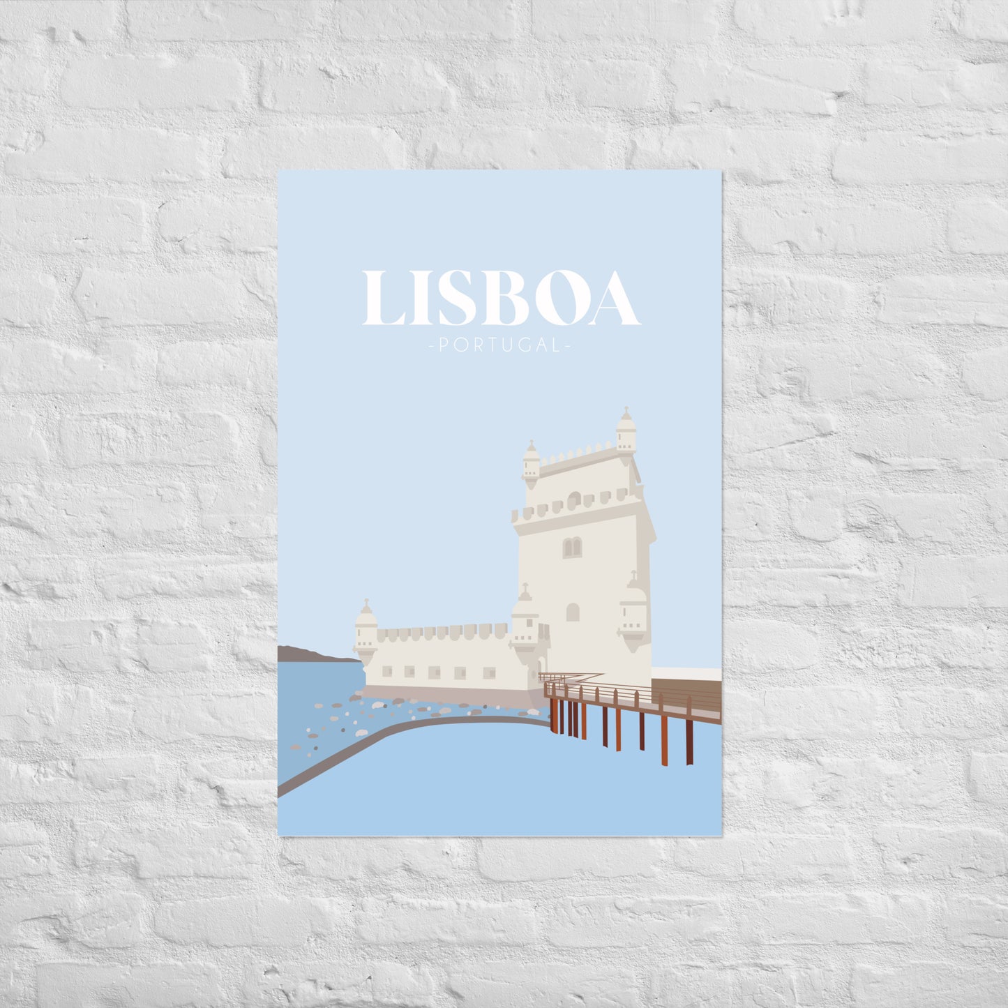 Affiche « Tour de Belém - Lisbonne »