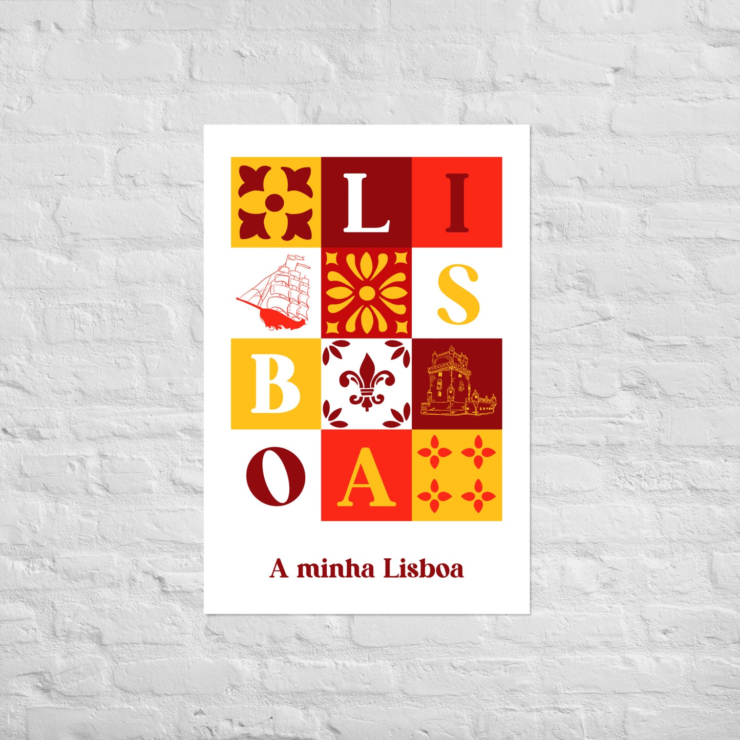 Affiche « A minha Lisboa »