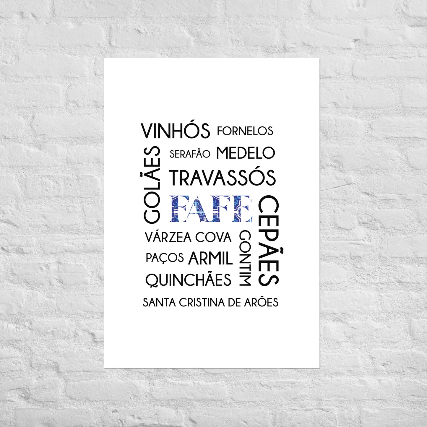 Affiche "Fafe e freguesias"