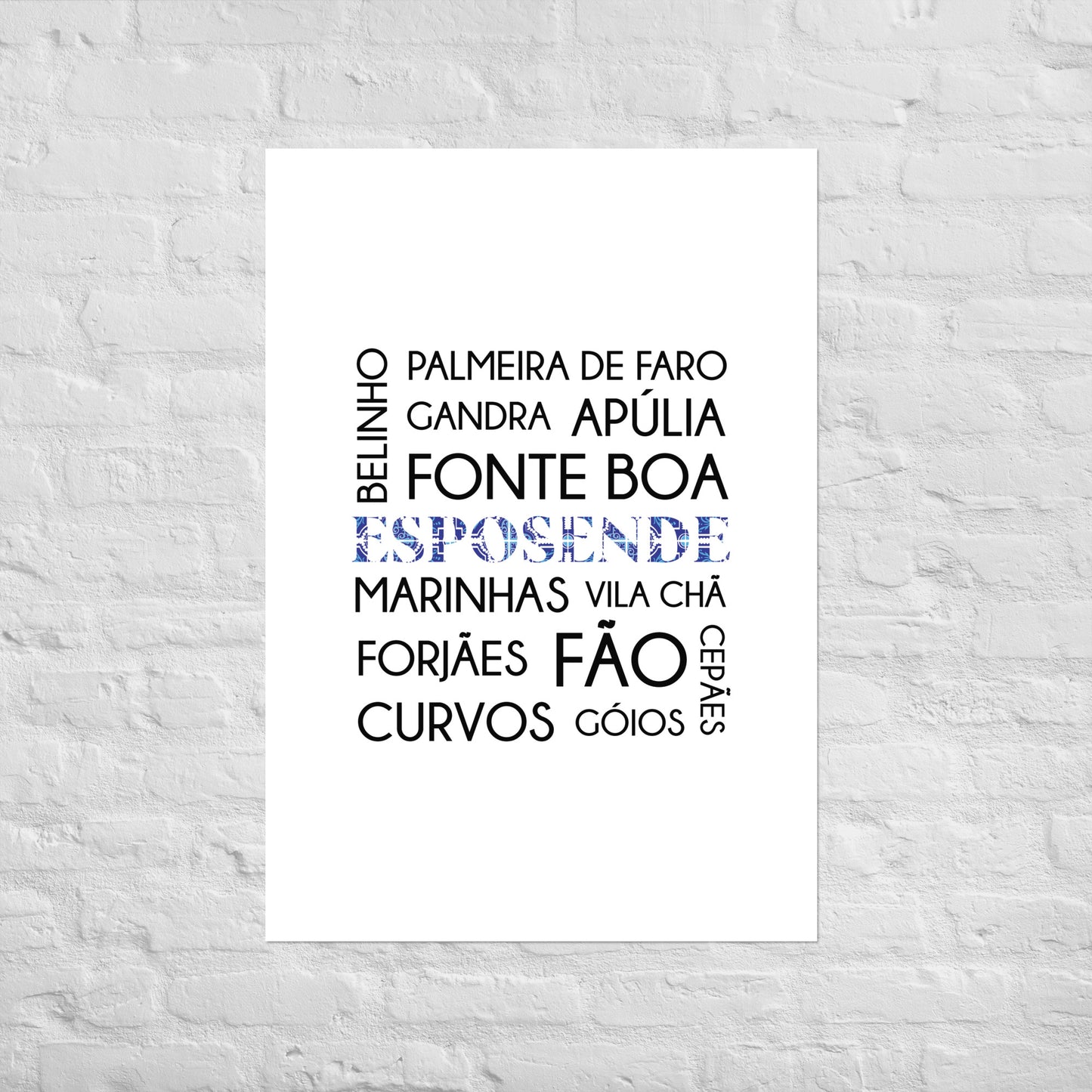 Affiche « Esposende e freguesias »