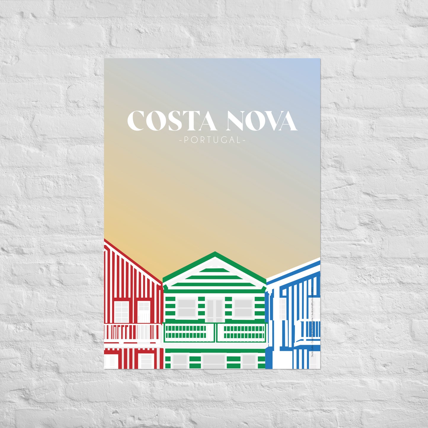 Affiche « Costa Nova »