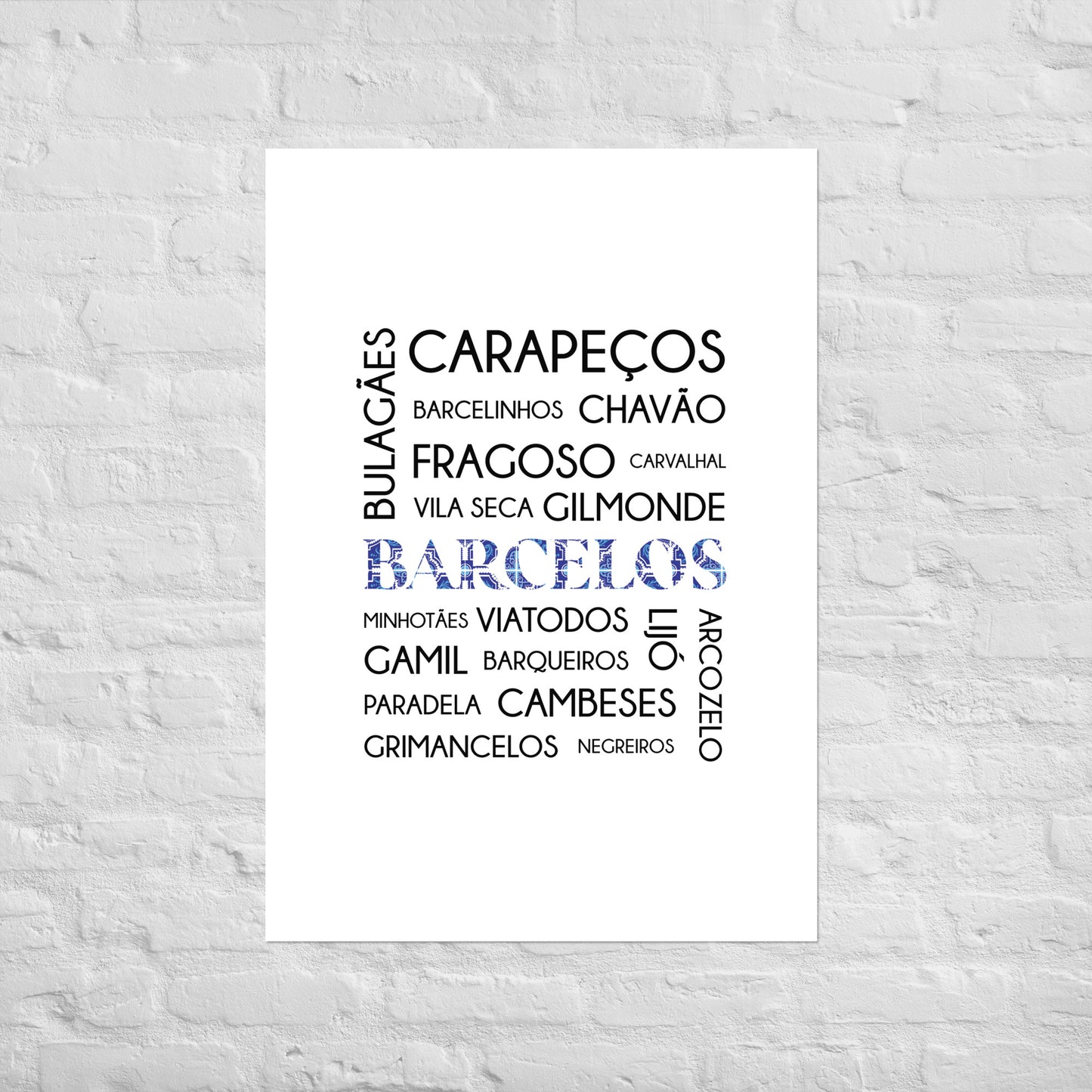Affiche « Barcelos e freguesias »