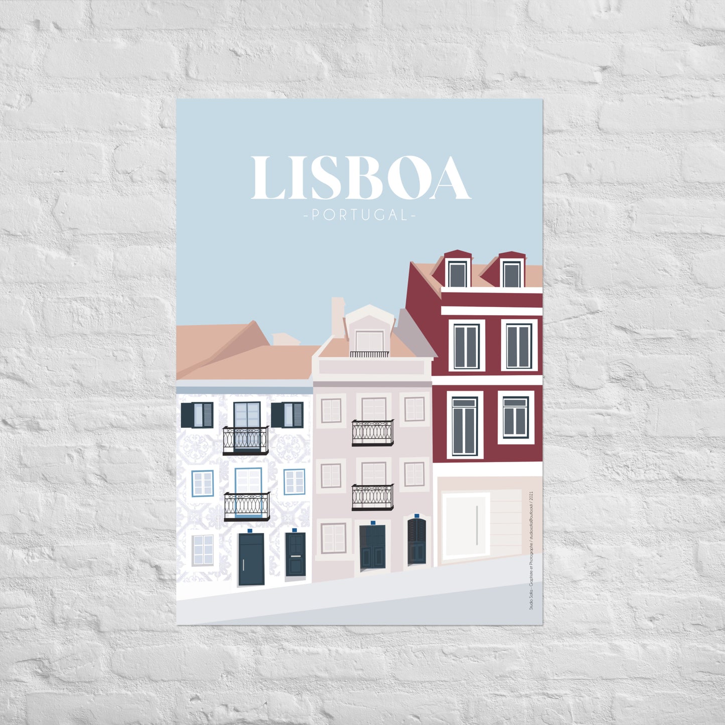 Affiche « Architecture Lisbonne »