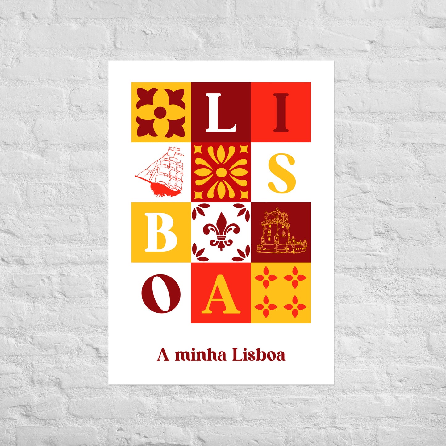 Affiche « A minha Lisboa »