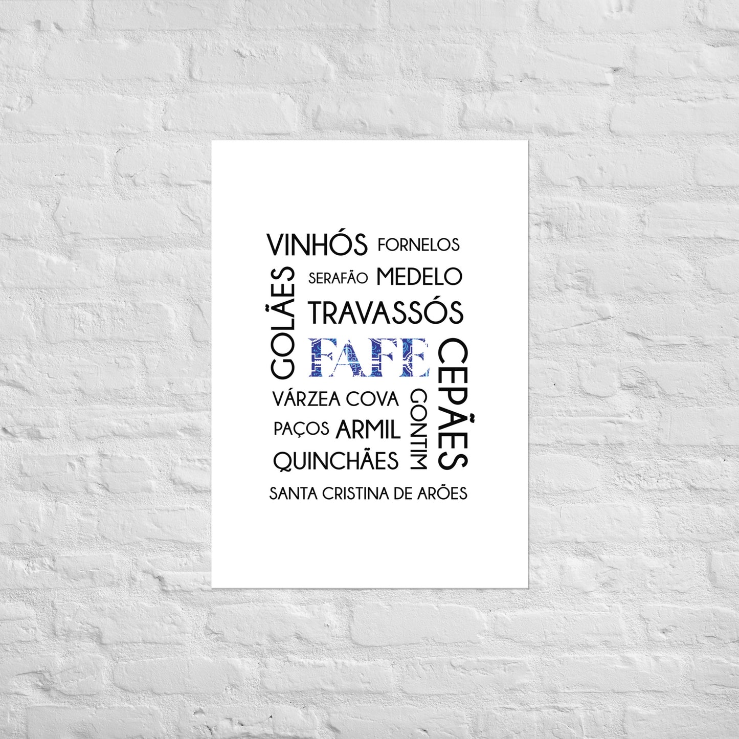 Affiche "Fafe e freguesias"