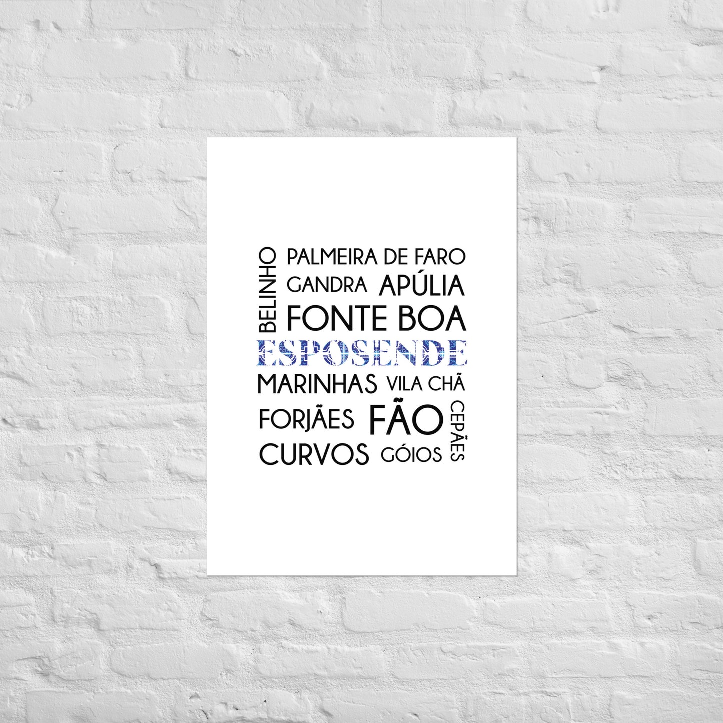 Affiche « Esposende e freguesias »