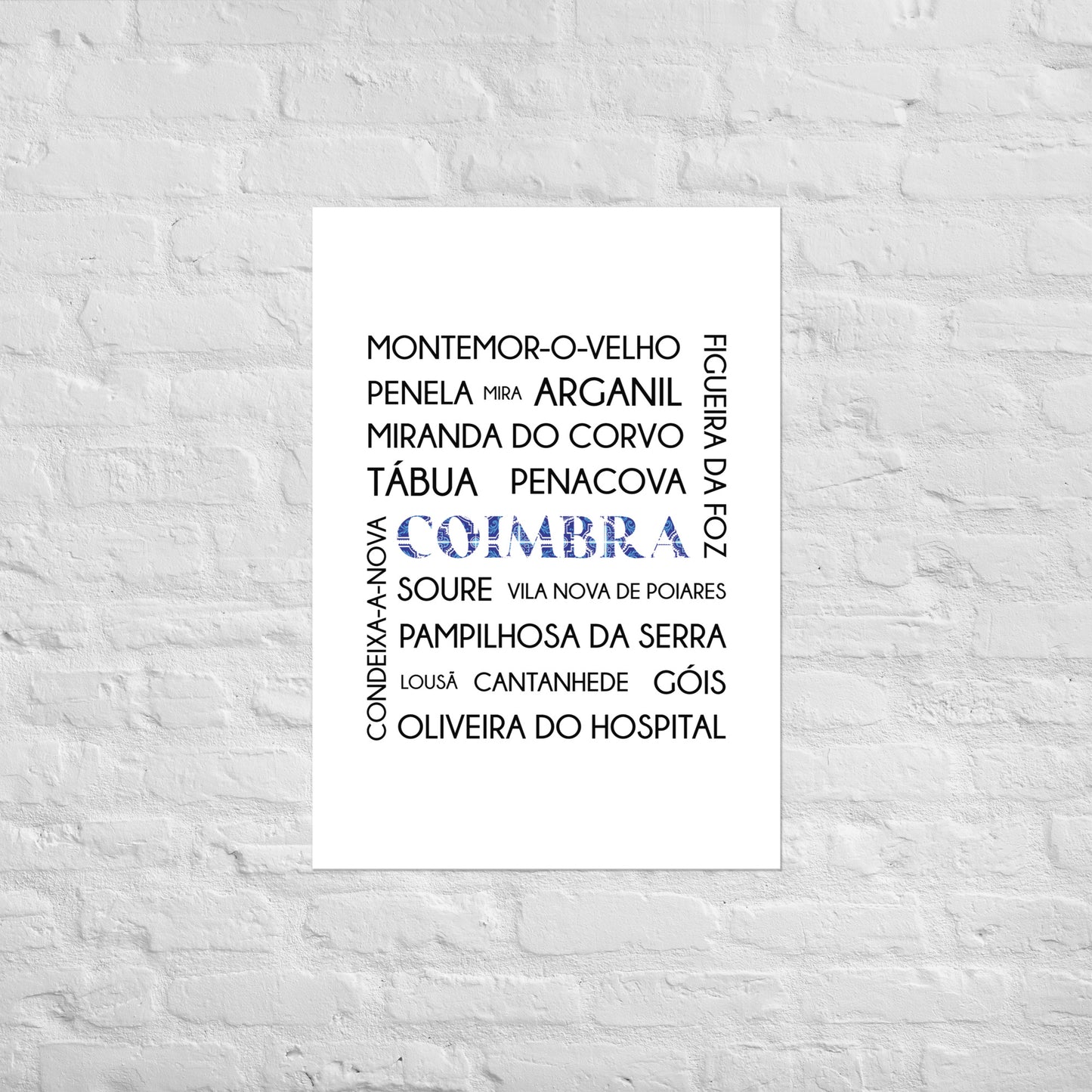 Affiche "District Coimbra"