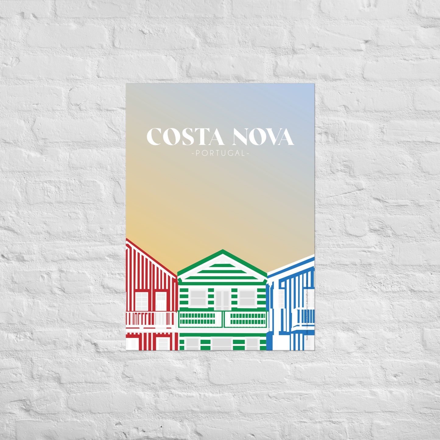 Affiche « Costa Nova »