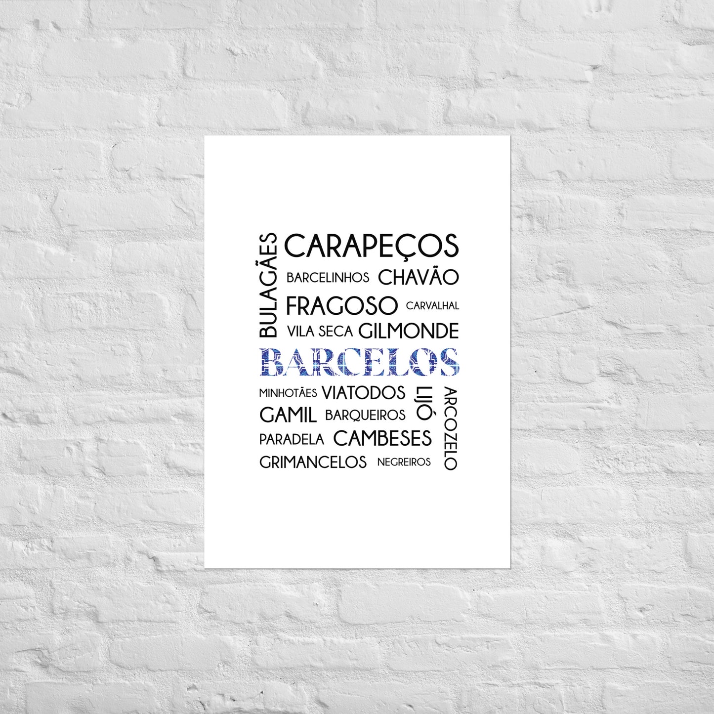Affiche « Barcelos e freguesias »