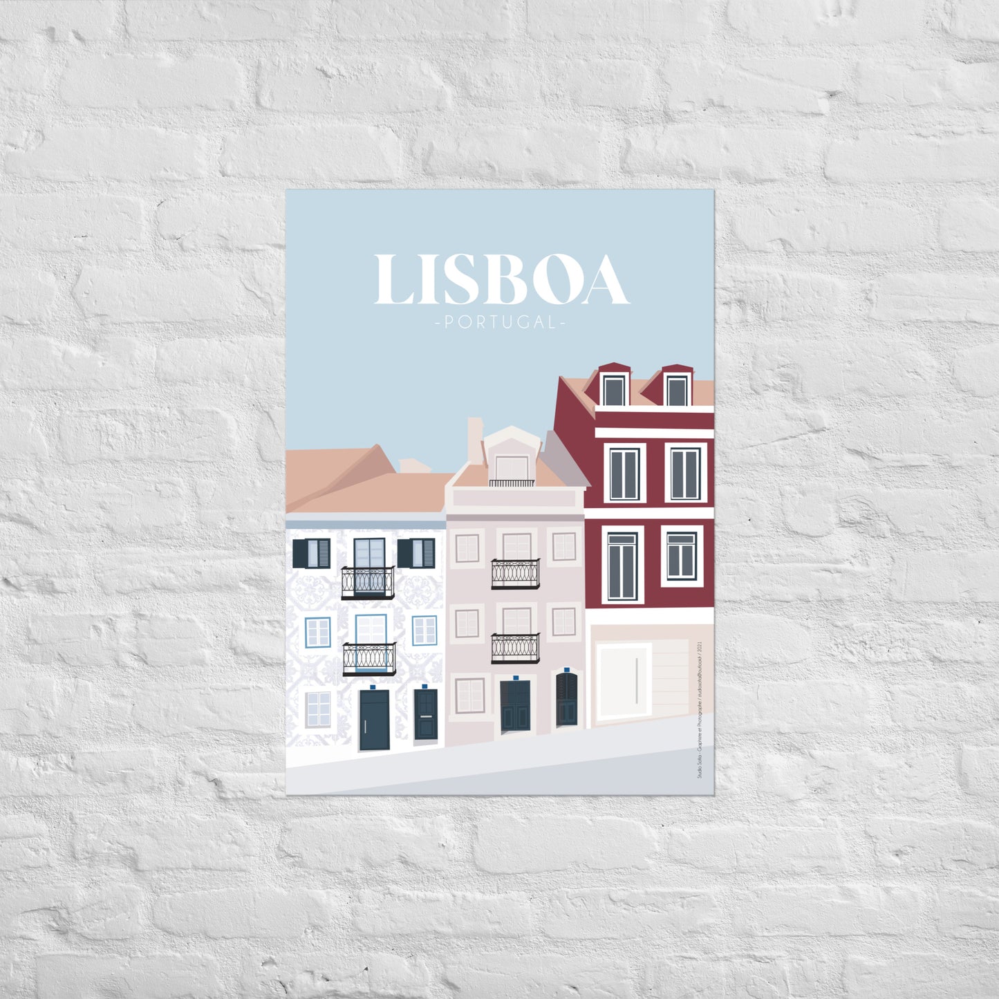 Affiche « Architecture Lisbonne »