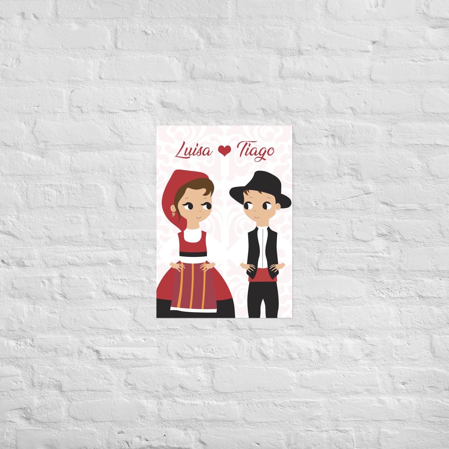Affiche « Couple Minhoto » personnalisable