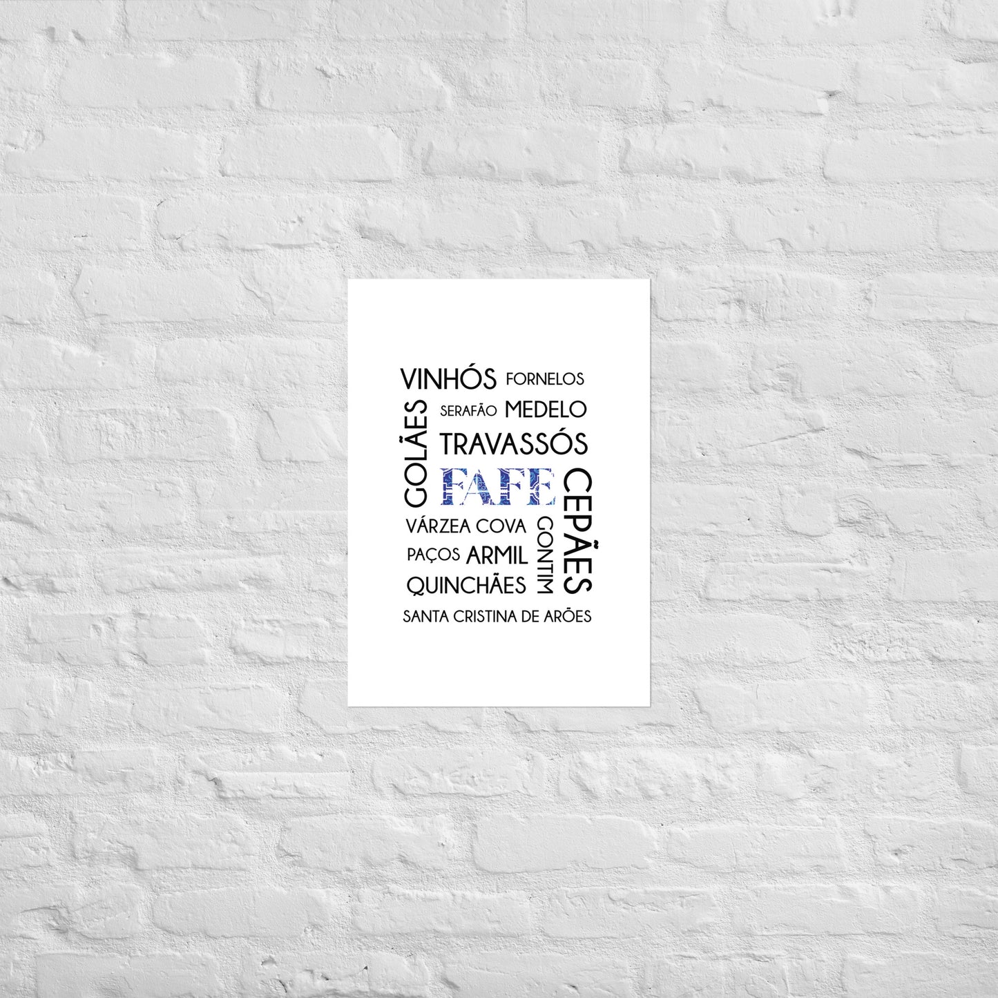 Affiche "Fafe e freguesias"