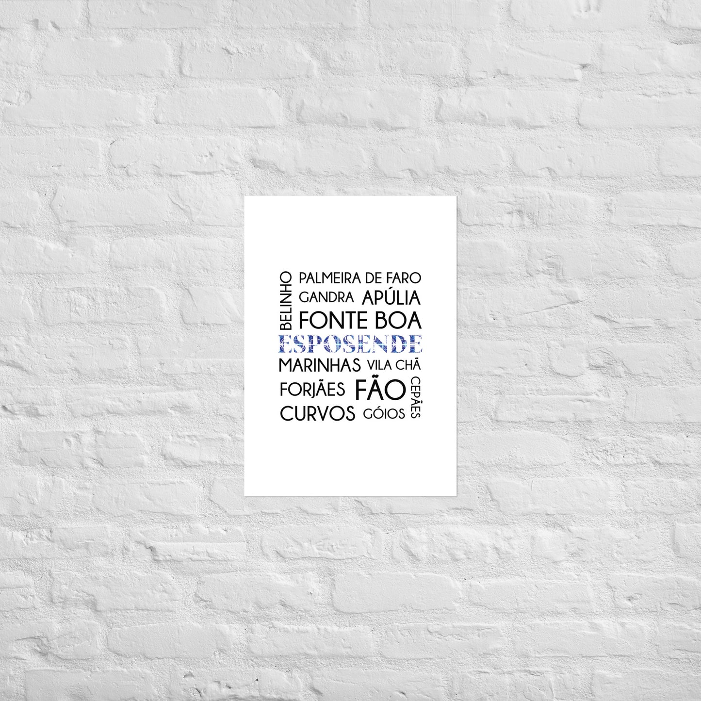 Affiche « Esposende e freguesias »