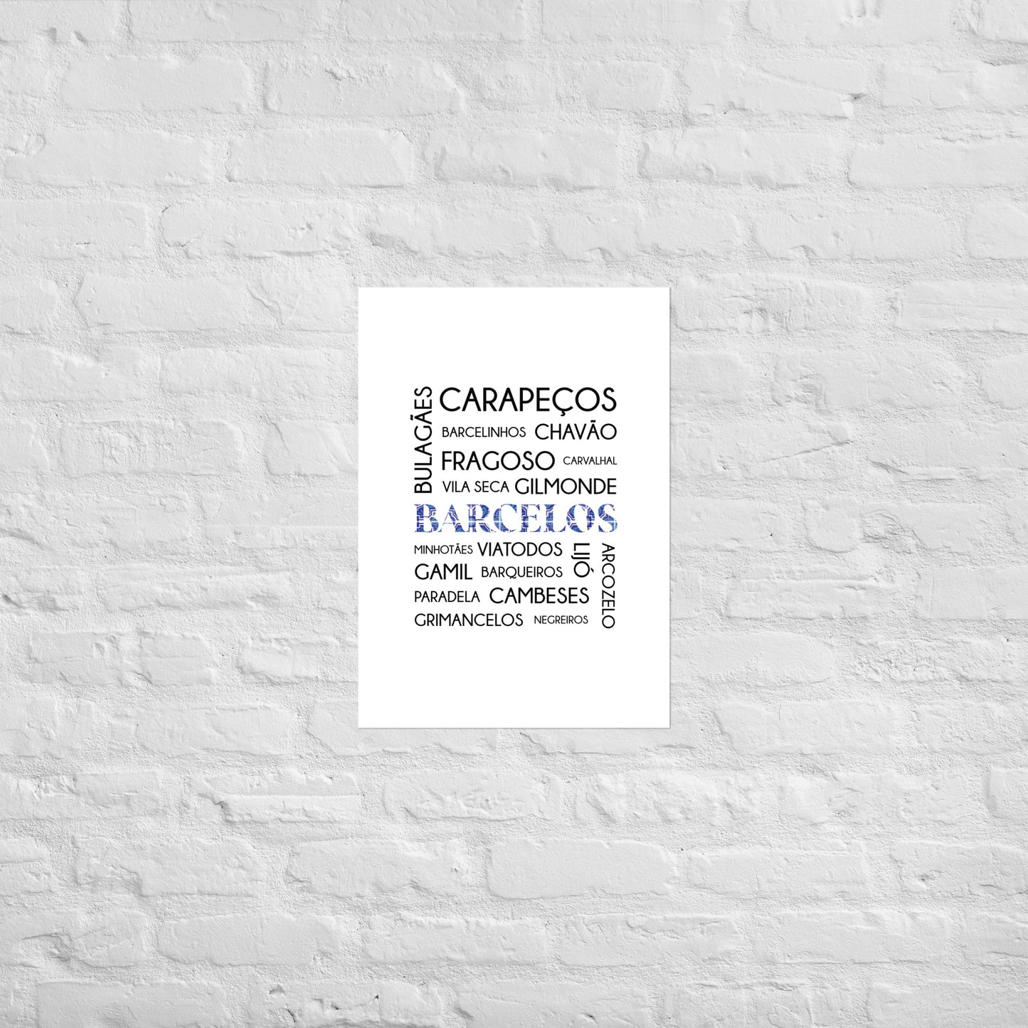 Affiche « Barcelos e freguesias »