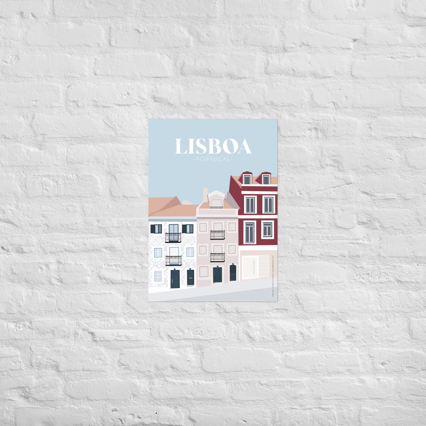 Affiche « Architecture Lisbonne »
