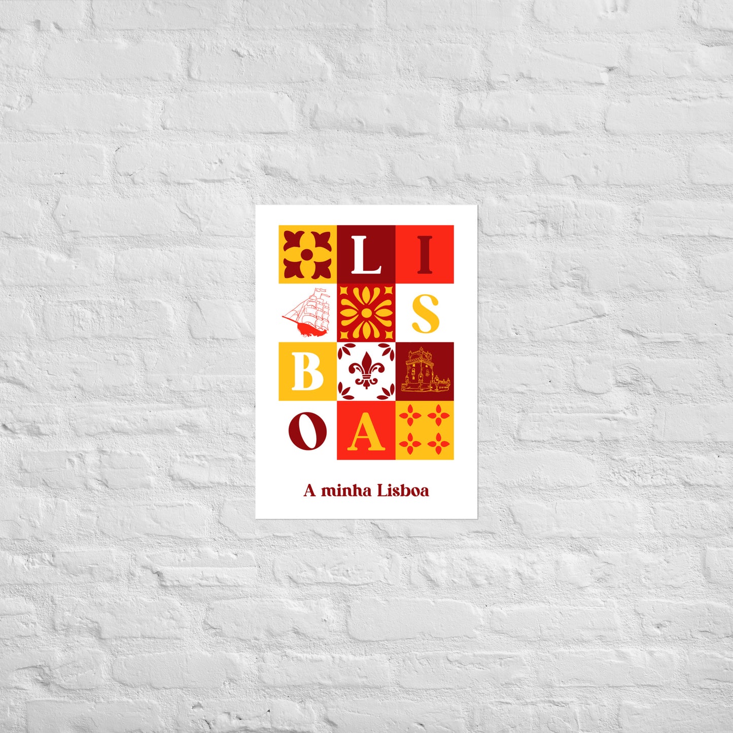 Affiche « A minha Lisboa »
