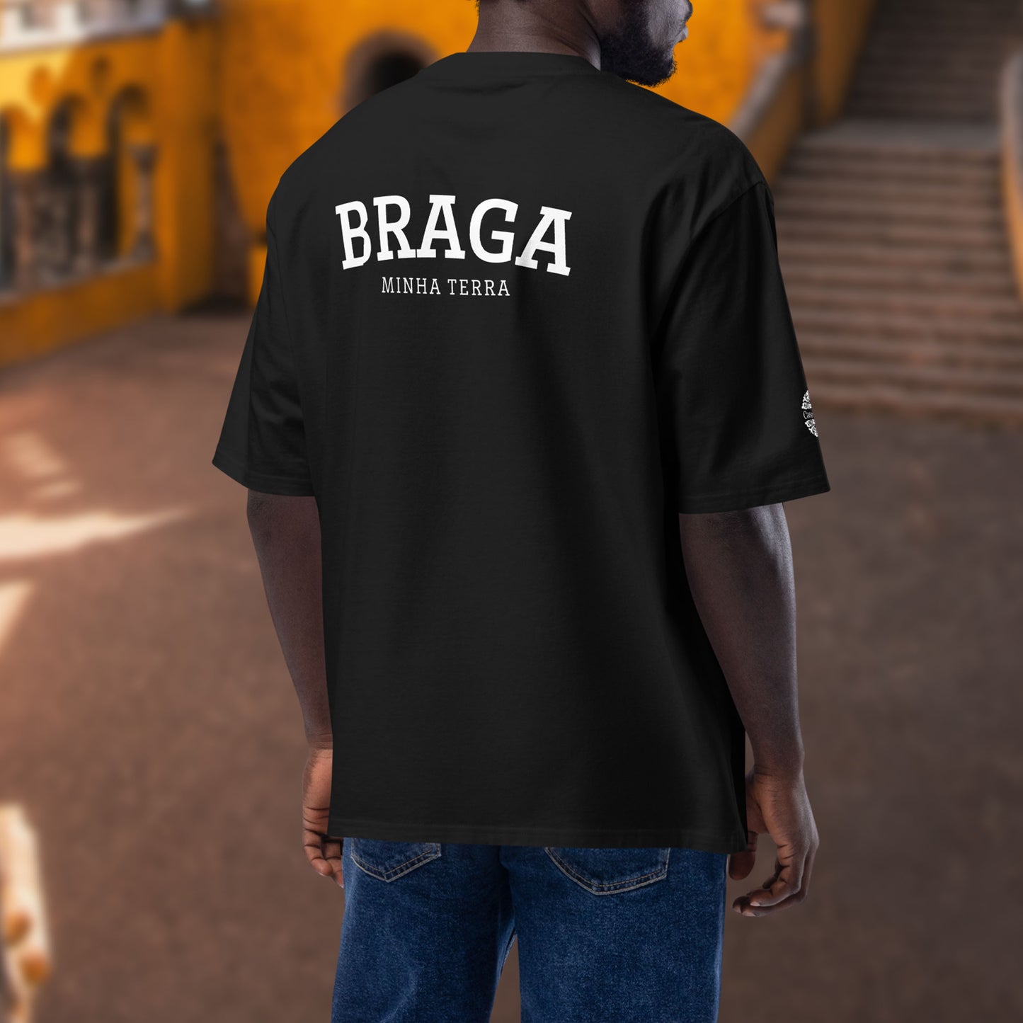 T-shirt oversized “Braga, Minha Terra”