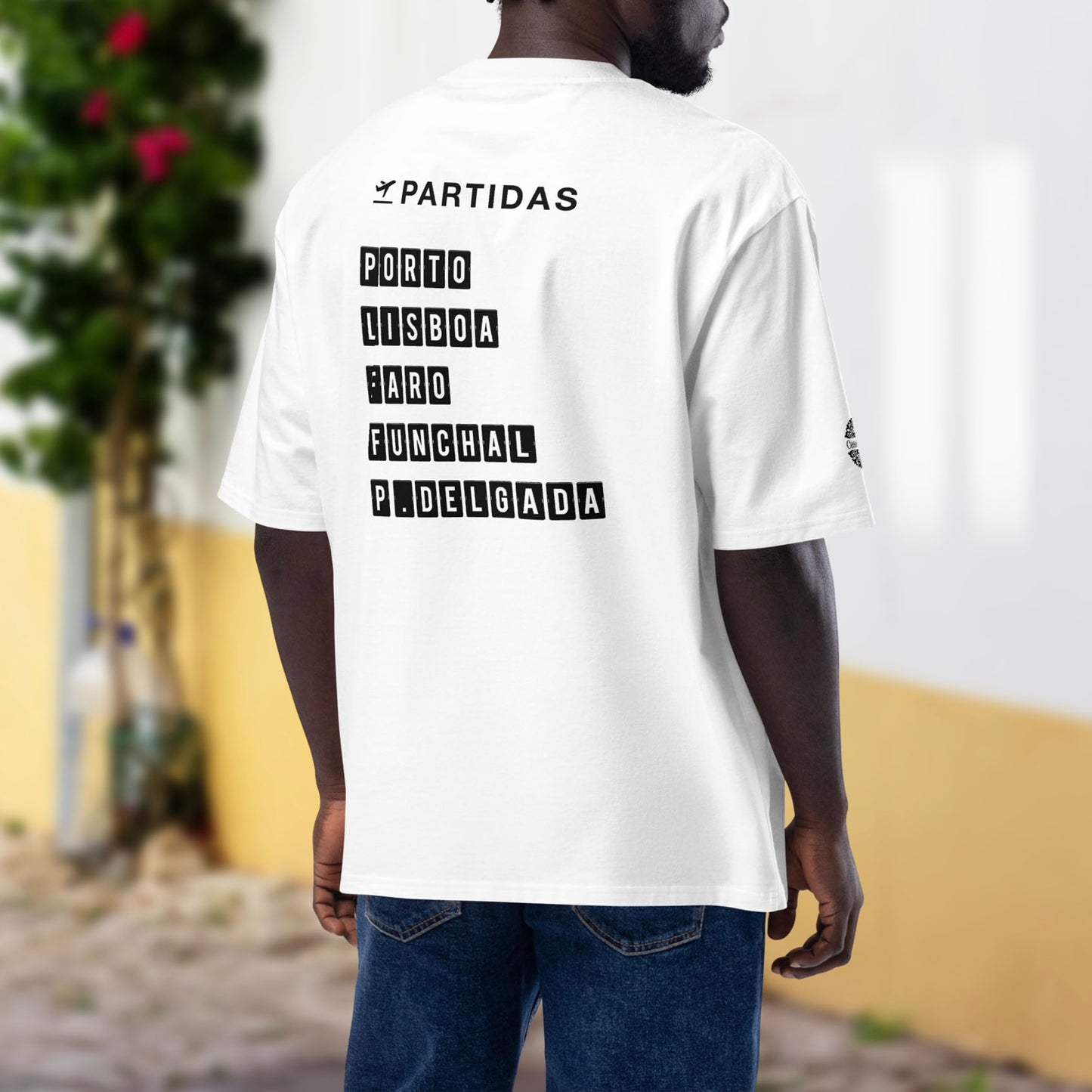 T-shirt oversize « Destination Portugal »