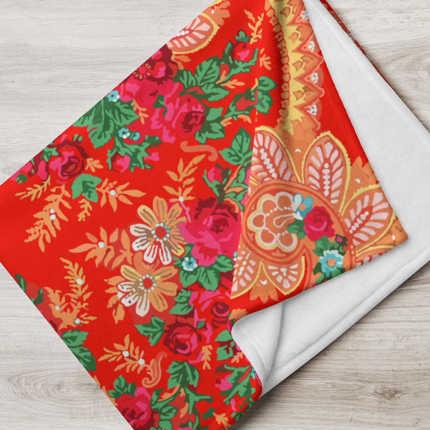 Couverture « Foulard portugais Minhoto rouge »