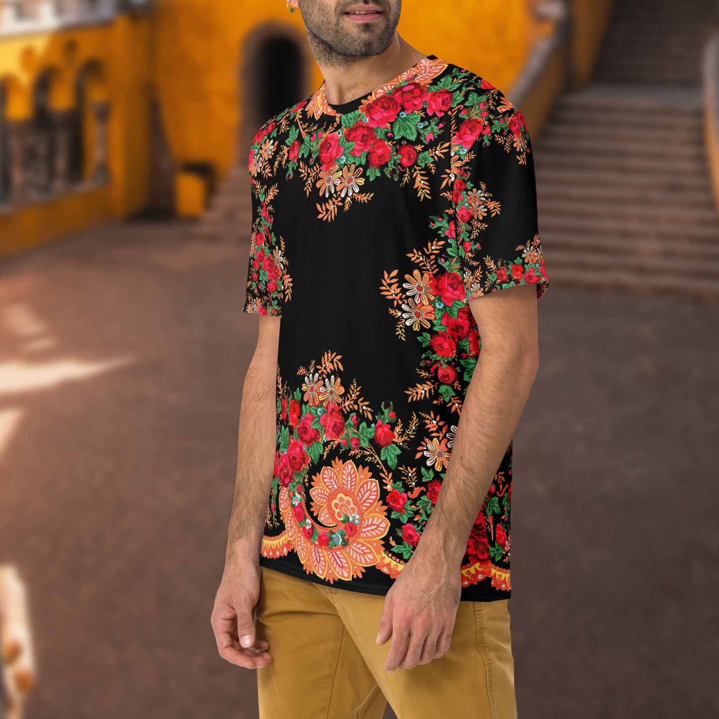 T-shirt « Foulard portugais Minhoto noir »