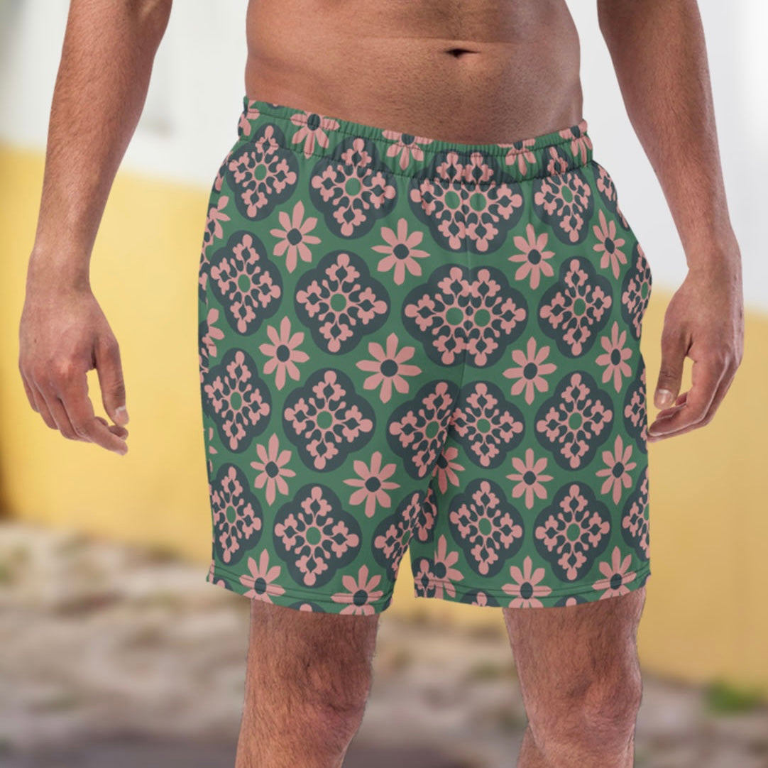 Short de bain « Azulejos de Cascais »