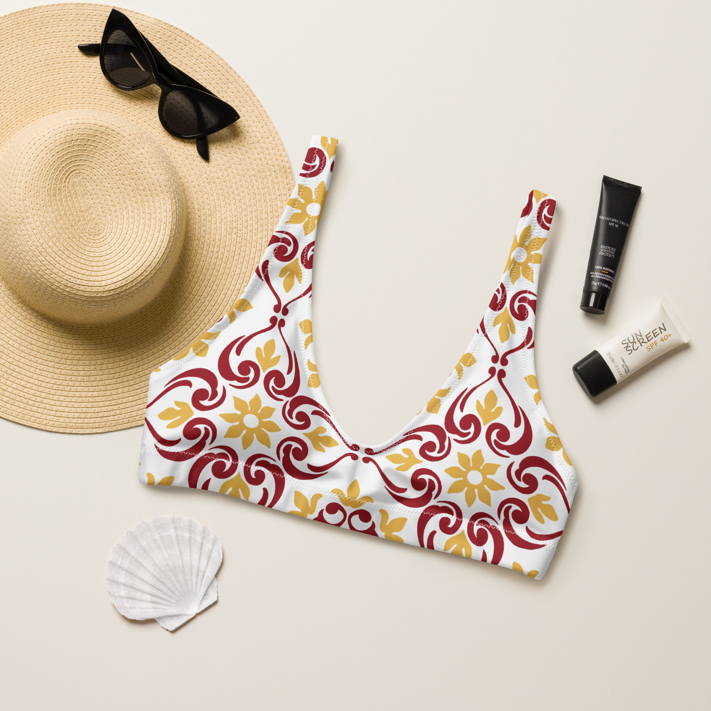 Haut de maillot de bain « Azulejos de Sintra »