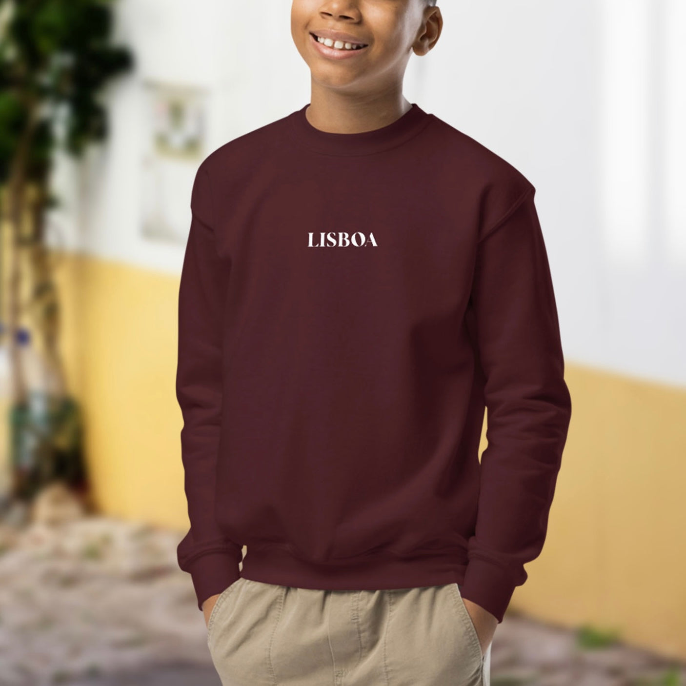 Sweat enfant « Coucher de soleil à Lisbonne »