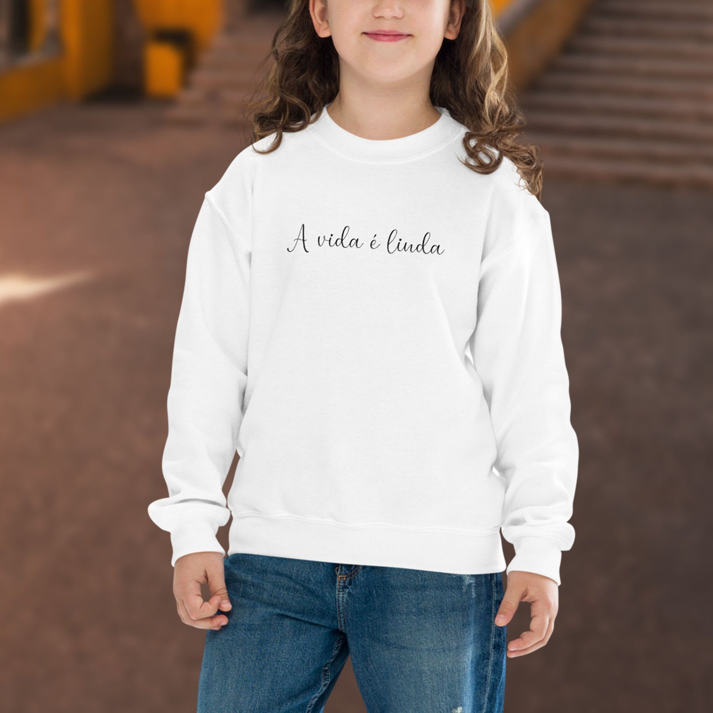 Sweat enfant « A vida é linda »