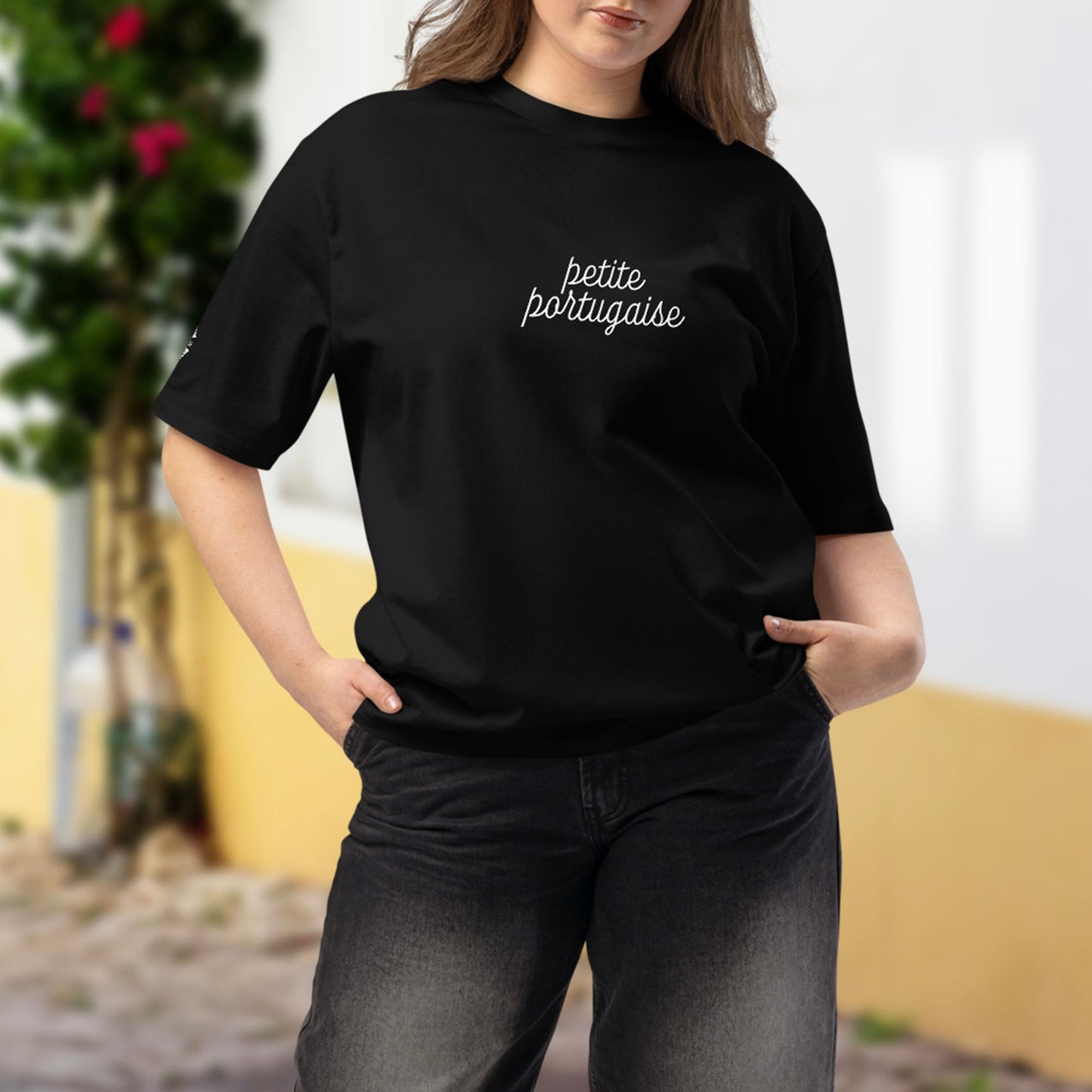 T-shirt oversized “Pequeno Português”