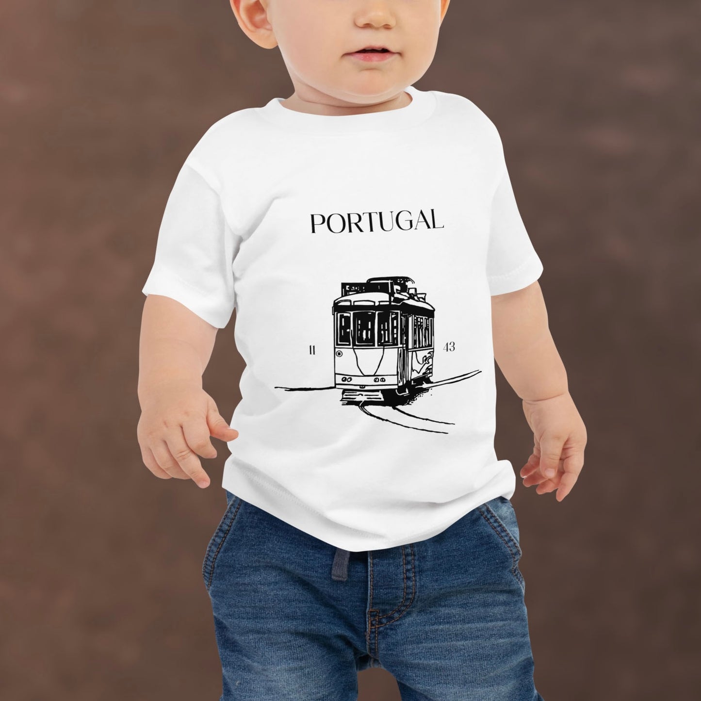 T-shirt bébé « Croquis Portugal »