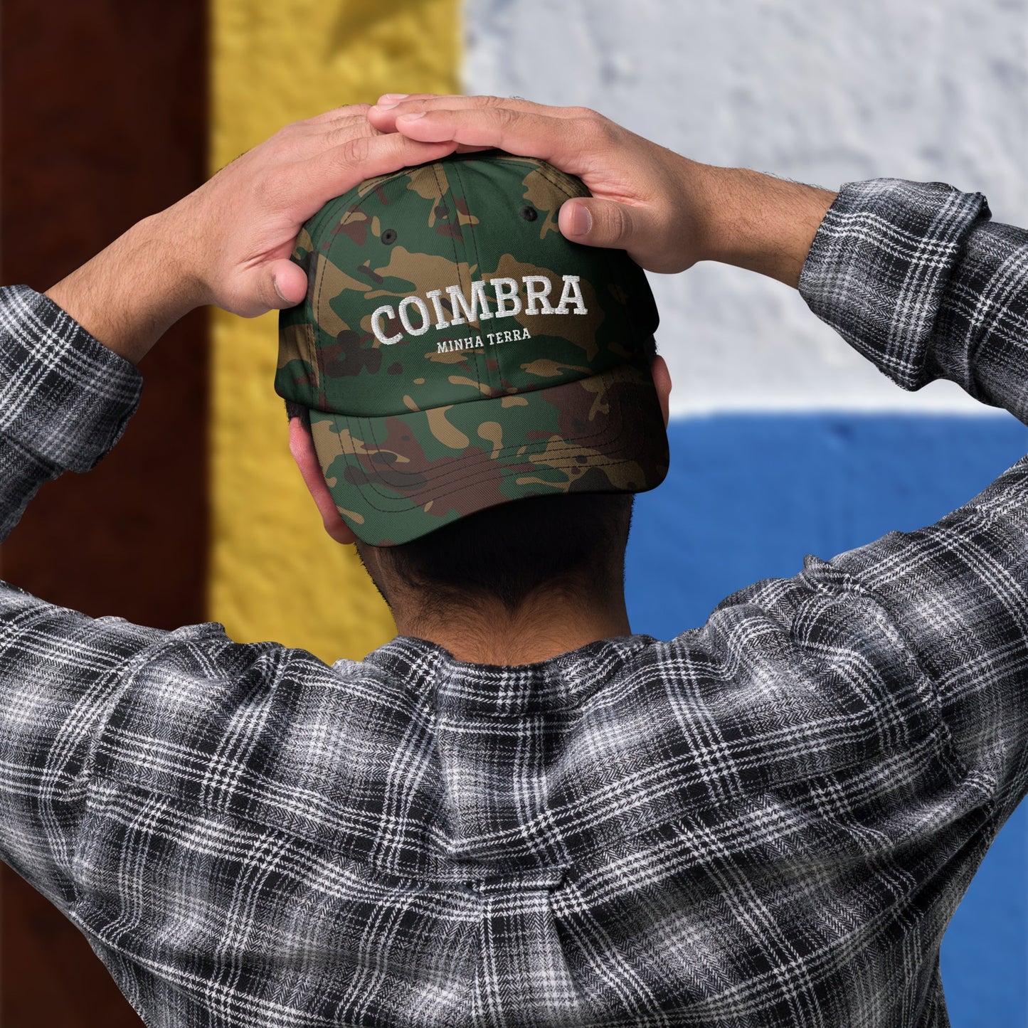 Casquette brodée « Minha Terra » personnalisable