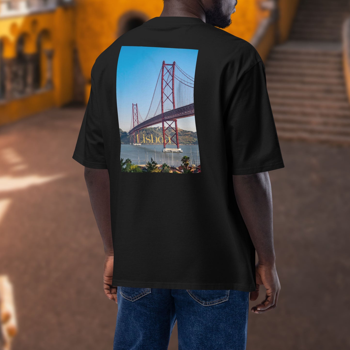 T-shirt oversize “Photo Lisboa”