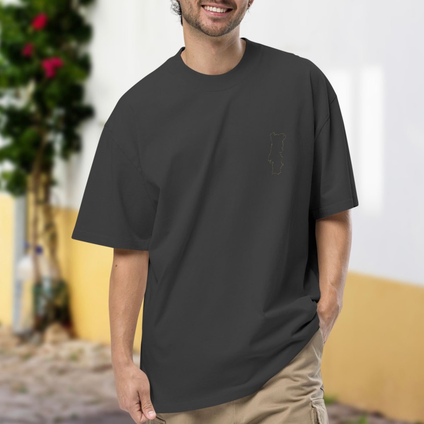 T-shirt oversized “Mapa de Portugal”