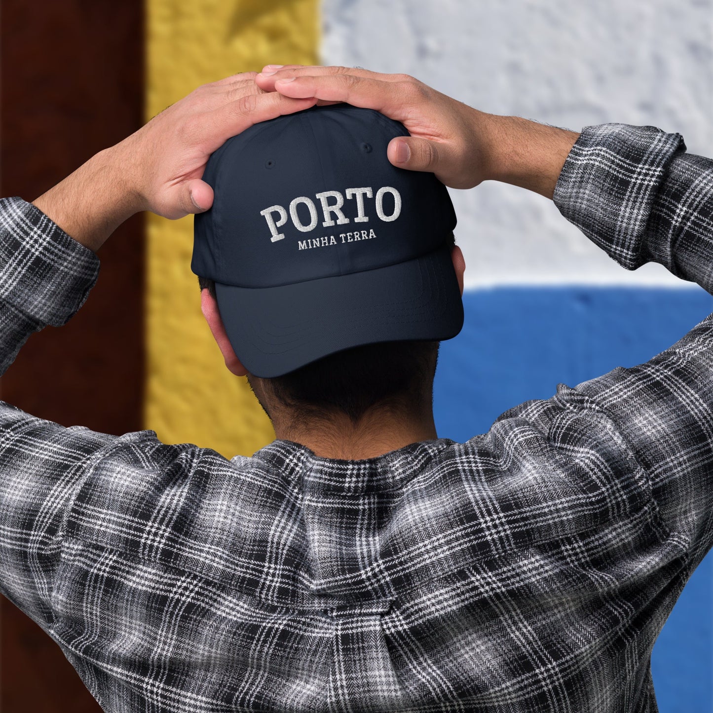 Casquette brodée « Minha Terra » personnalisable