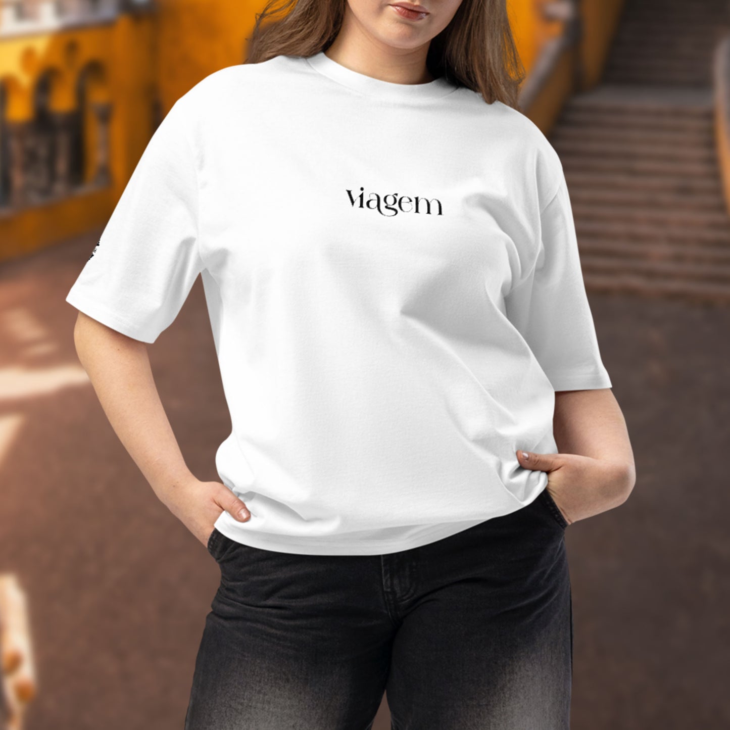 T-shirt oversize « Paris - Porto » personnalisable