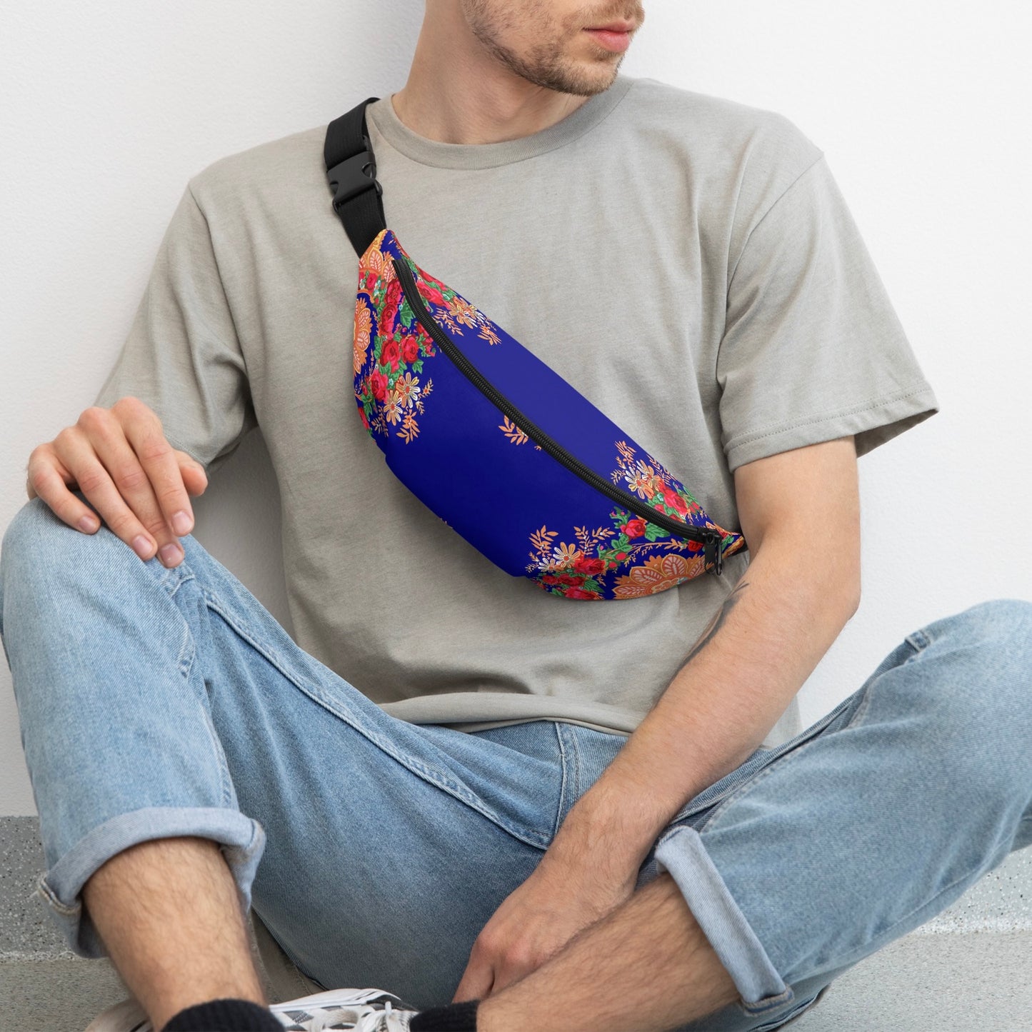 Saco Banana “Lenço Português Minhoto Azul”