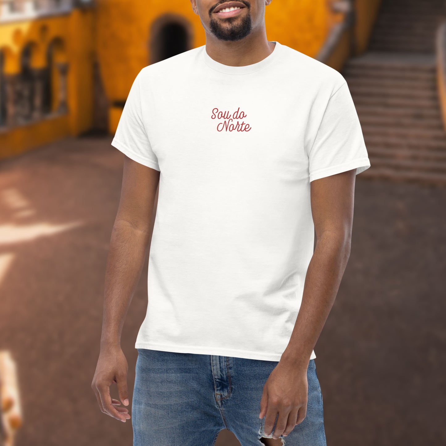 T-shirt bordada “Sou do Norte”