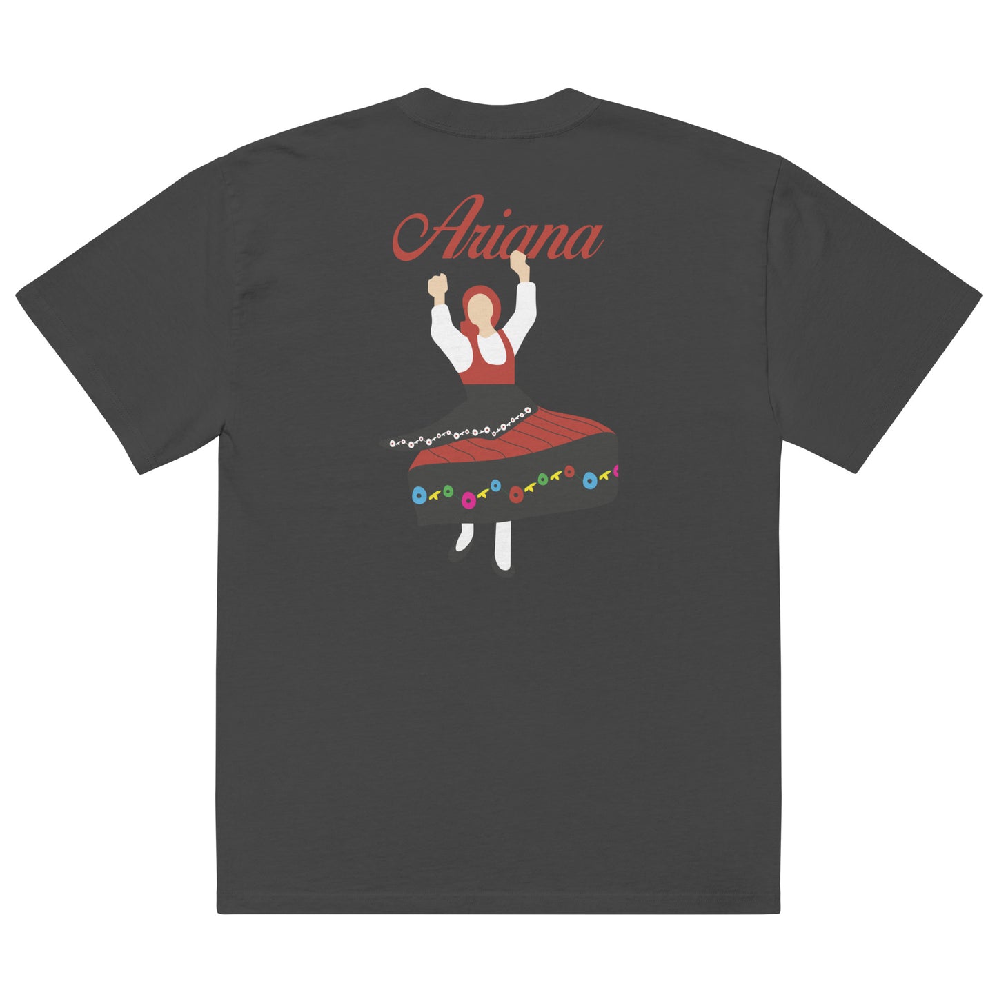 T-shirt oversized “Minhota” personalizável
