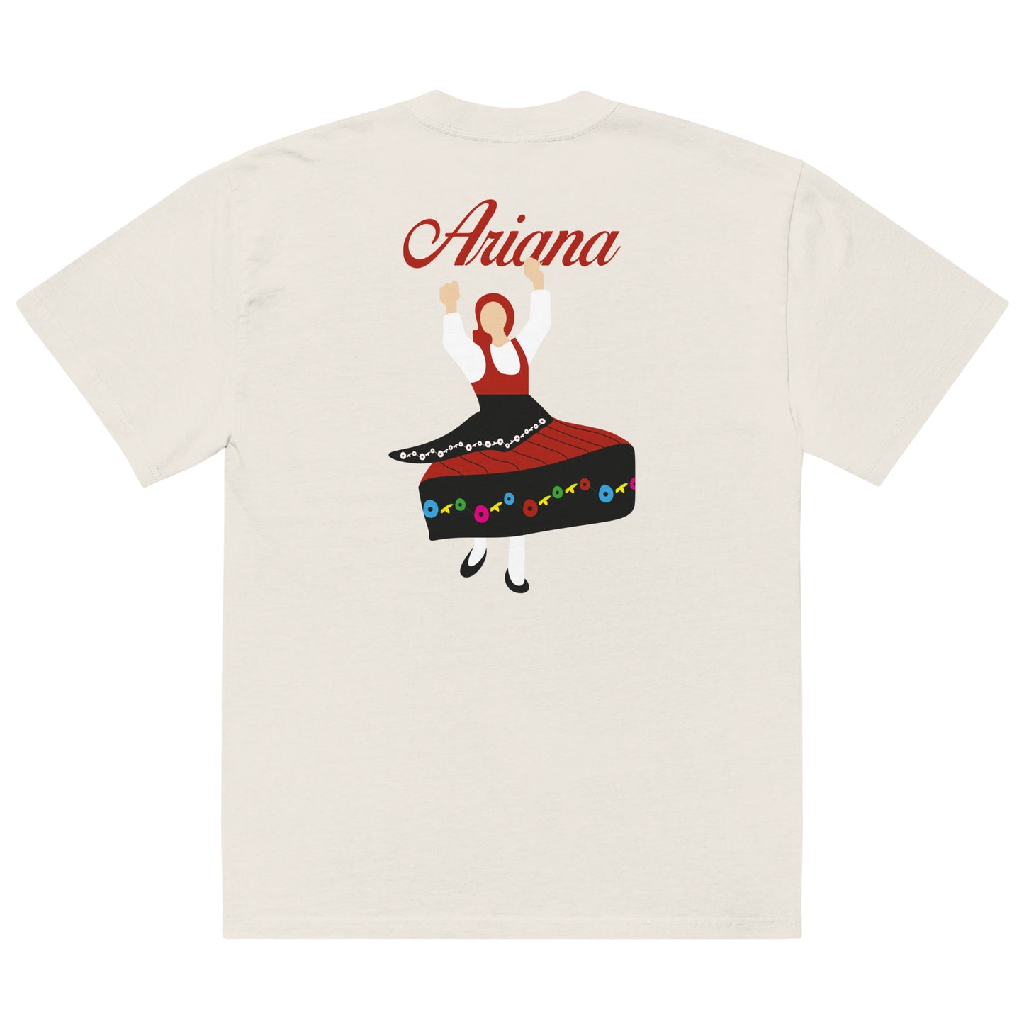 T-shirt oversized “Minhota” personalizável